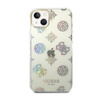Guess Peony Glitter Case – Etui iPhone 14 (Przezroczysty)