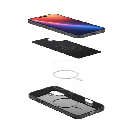 Spigen Thin Fit Mag MagSafe - Etui do iPhone 16 Plus (Czarny)