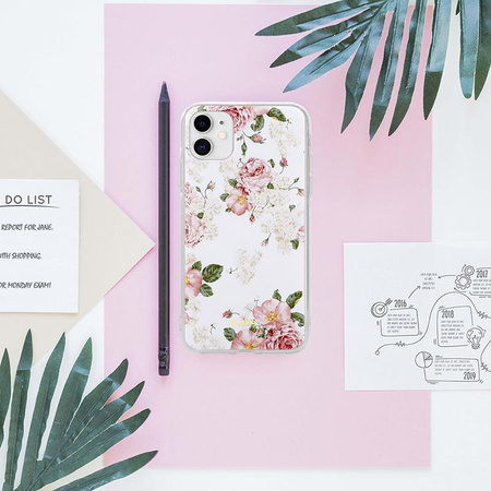 Crong Flower Case – Etui iPhone 11 (wzór 02)