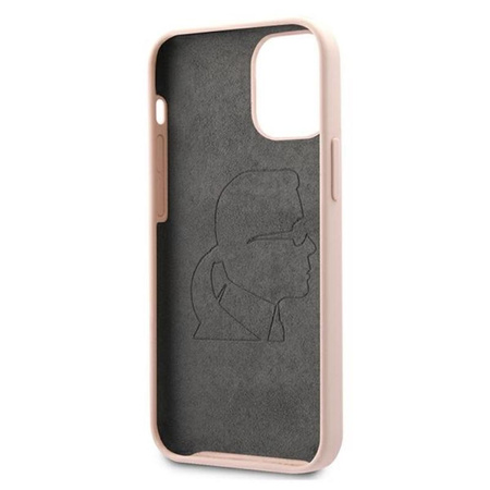 Karl Lagerfeld Fullbody Silicone Iconic - Etui iPhone 12 Pro Max (Light Pink)