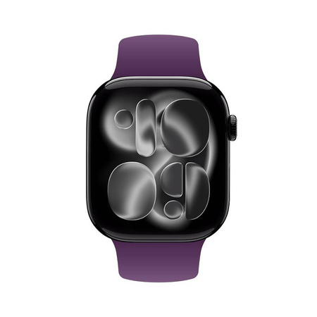 Crong Liquid - Pasek do Apple Watch 44/45/46/49 mm (śliwkowy)