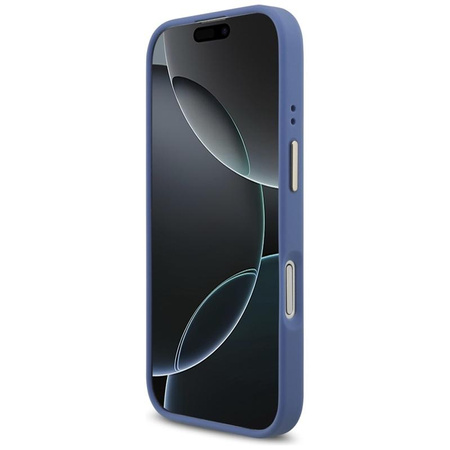 Guess 4G Strass Logo MagSafe - Etui iPhone 17 (niebieski)