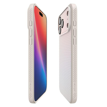 Spigen Liquid Air - Etui do iPhone 17 Pro Max (Natural Titanium)