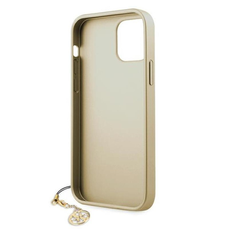 Guess 4G Charms Collection - Etui iPhone 12 mini (brązowy)