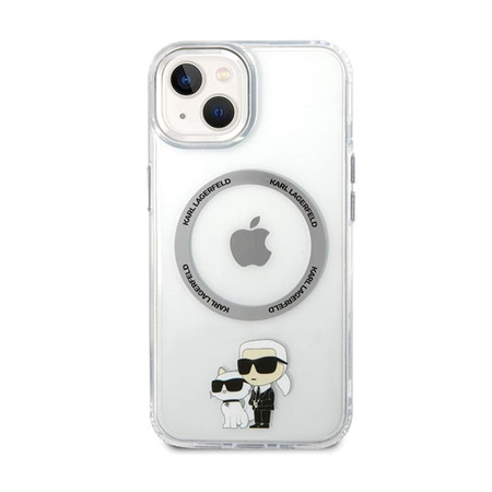Karl Lagerfeld NFT Karl & Choupette MagSafe - Etui iPhone 13 (Przezroczysty)
