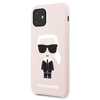 Karl Lagerfeld Fullbody Silicone Iconic - Etui iPhone 11 (Pink)