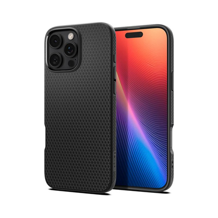 Spigen Liquid Air - Etui do iPhone 16 Pro (Matte Black)