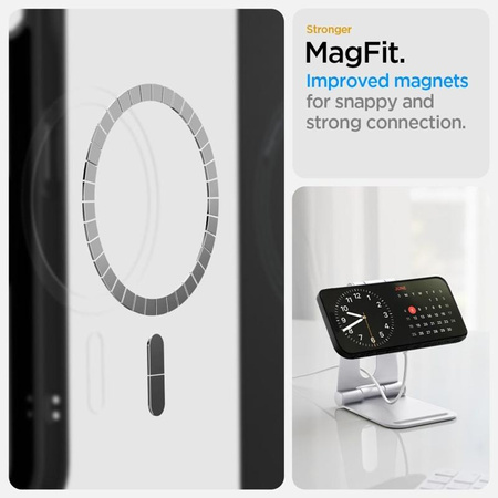 Spigen Liquid Air Mag MagSafe - Etui do iPhone 16e (Matte Black)