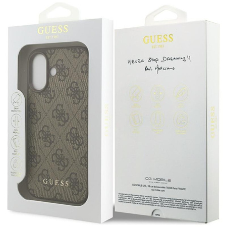 Guess 4G Classic - Etui iPhone 17 (brązowy)