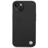 BMW Liquid Silicone Case Metal Logo – Etui iPhone 14 (Czarny)