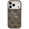 Guess 4G Big 4G Classic Logo - Etui iPhone 17 Pro (brązowy / srebrny)