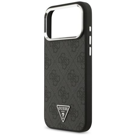 Guess 4G Triangle Logo MagSafe - Etui iPhone 17 Pro Max (czarny)