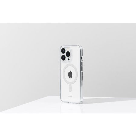 Moshi Arx Clear Slim Hardshell Case - Etui iPhone 13 Pro MagSafe (Crystal Clear)