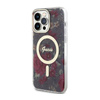 Guess Flower MagSafe - Etui iPhone 14 Pro Max (Zielony)