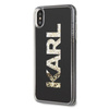 Karl Lagerfeld Logo Karl - Etui iPhone Xs Max (Gold Glitter)