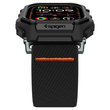 Spigen Lite Fit "Pro" - Etui z paskiem do Apple Watch Ultra 1/2 49 mm (Matte Black)