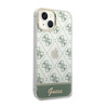 Guess 4G Stripe Script Logo Electroplated Pattern – Etui iPhone 14 (khaki)