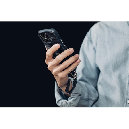 Moshi Altra - Etui z odpinaną smyczką iPhone 13 Pro Max (antybakteryjne NanoShield™) (Blue)