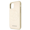 Guess Saffiano 4G Circle Logo - Etui iPhone 11 Pro Max (złoty)