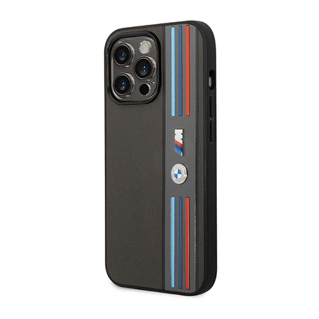 BMW Tricolor M Collection - Etui iPhone 14 Pro (szary)