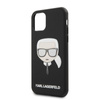 Karl Lagerfeld Iconic Embossed Glitter Case - Etui iPhone 11 Pro (Black)