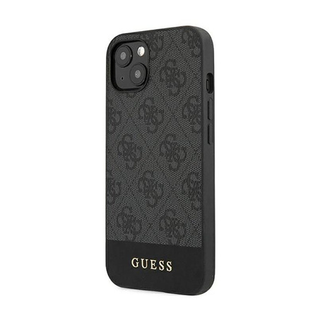 Guess 4G Bottom Stripe Collection - Etui iPhone 13 (szary)