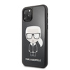 Karl Lagerfeld Double Layer Glitter Iconic - Etui iPhone 11 Pro (czarny)