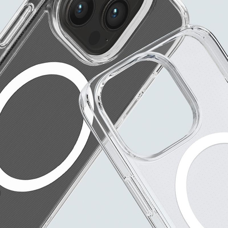 PURO LITE MAG - Etui iPhone 15 Pro MagSafe (przezroczysty)