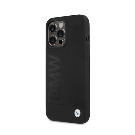 BMW Silicone Signature Logo Magsafe - Etui iPhone 13 Pro Max (czarny)