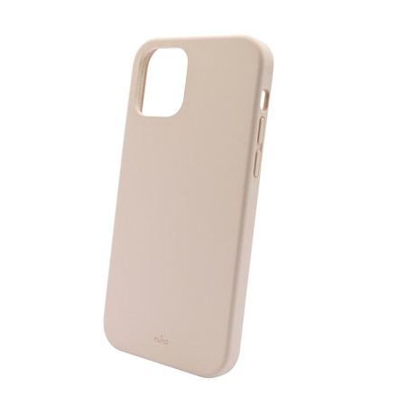 PURO ICON Cover - Etui iPhone 12 Mini z ochroną antybakteryjną (piaskowy róż)