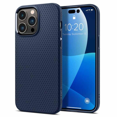 Spigen Liquid Air - Etui do iPhone 14 Pro (Granatowy)