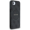 Guess 4G Circle Classic Logo MagSafe - Etui do iPhone 16e (czarny)