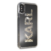 Karl Lagerfeld Logo Karl - Etui iPhone Xs / X (Gold Glitter)