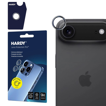 3mk HARDY Lens Protection Pro - Szkło na obiektyw aparatu iPhone Air (Titanium Gray)