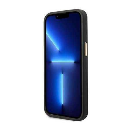 Guess Croco Collection – Etui iPhone 14 (czarny)