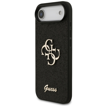 Guess Fixed Glitter Big 4G - Etui iPhone Air (czarny)
