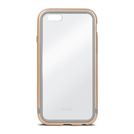 Moshi iGlaze Luxe - Etui z aluminiową ramką iPhone 6s / iPhone 6 (Satin Gold)