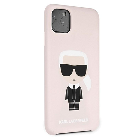 Karl Lagerfeld Fullbody Silicone Iconic - Etui iPhone 11 Pro Max (Pink)