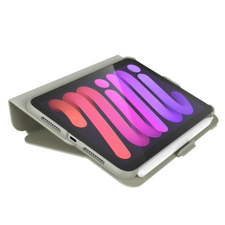 Speck Balance Folio - Etui iPad mini 6 (2021) z powłoką MICROBAN (Velvet Green/Moss Green)