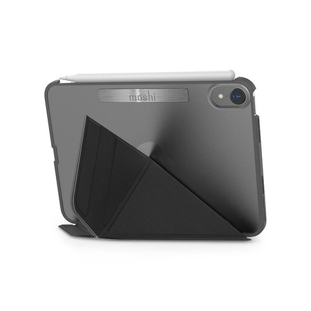 Moshi VersaCover - Etui origami iPad mini 6 (2021) z ładowaniem Apple Pencil (Charcoal Black)