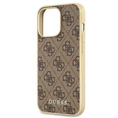 Guess 4G Collection MagSafe - Etui iPhone 13 Pro (brązowy)