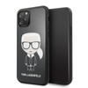Karl Lagerfeld Double Layer Glitter Iconic - Etui iPhone 11 Pro (czarny)