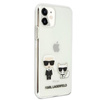Karl Lagerfeld Ikonik & Choupette - Etui iPhone 11 / iPhone XR (przezroczysty)