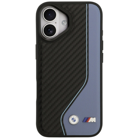 BMW M Carbon Logo MagSafe - Etui iPhone 17 (niebieski)