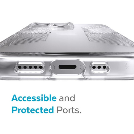 Speck Presidio Perfect-Clear with Grips - Etui iPhone 13 Pro Max / iPhone 12 Pro Max z powłoką MICROBAN (Clear)