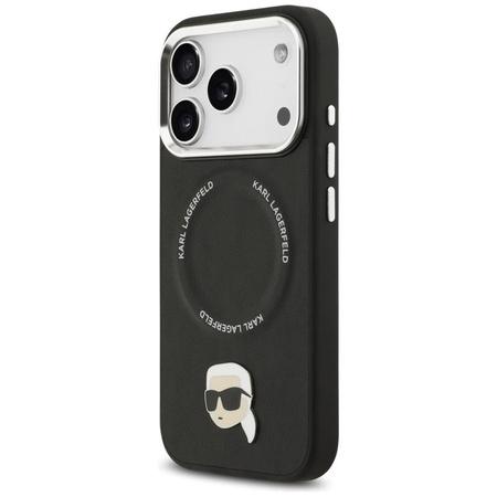 Karl Lagerfeld Karl Pin MagSafe - Etui iPhone 17 Pro (czarny)