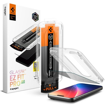 Spigen GLAS.TR EZ Fit Pro Privacy - Szkło hartowane z filtrem prywatyzującym do iPhone 17 Pro Max / 16 Pro Max