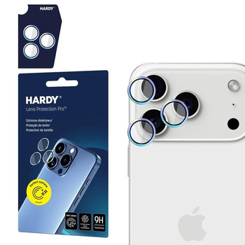 3mk HARDY Lens Protection Pro - Szkło na obiektyw aparatu iPhone 17 Pro / iPhone 17 Pro Max (Rainbow)