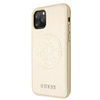 Guess Saffiano 4G Circle Logo - Etui iPhone 11 Pro Max (złoty)