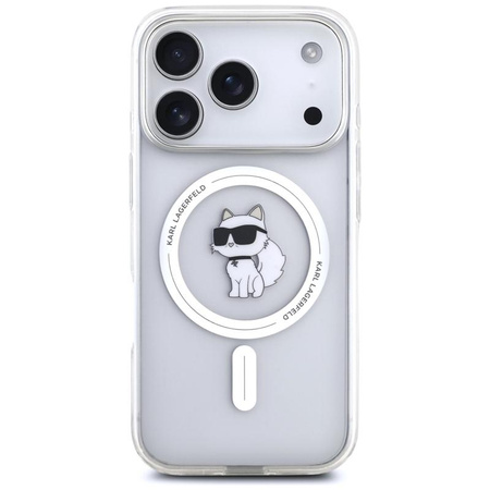 Karl Lagerfeld IML Choupette MagSafe - Etui iPhone 17 Pro Max (przezroczysty)
